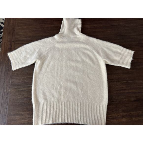 Lands' End Cream Turtleneck Sweater - Picture 2 of 8